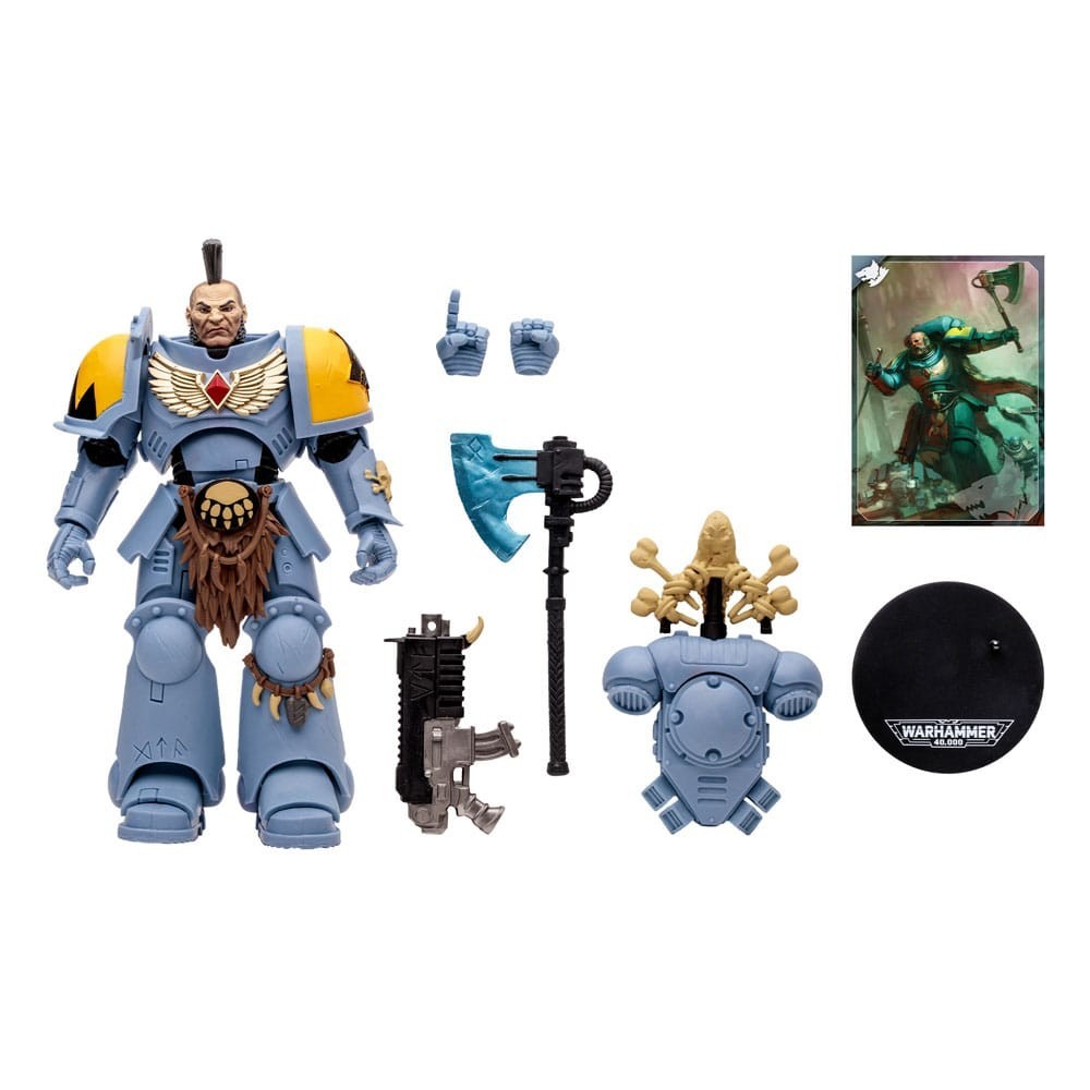 WARHAMMER 40K SPACE WOLVES WOLF GUARD 18CM ACTION FIGURE MC FARLANE