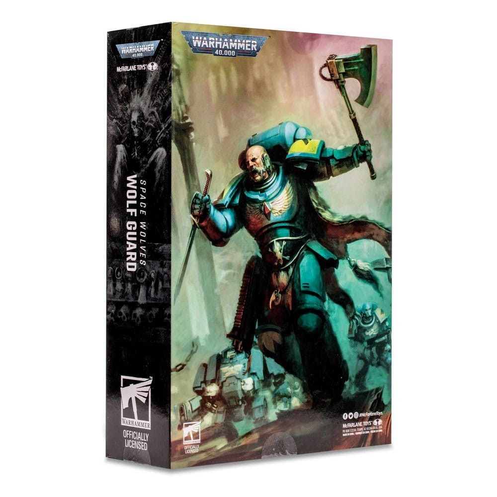 WARHAMMER 40K SPACE WOLVES WOLF GUARD 18CM ACTION FIGURE MC FARLANE