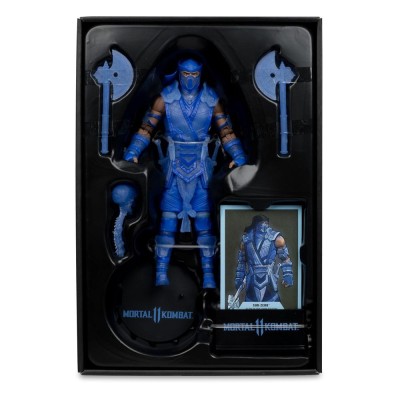 MORTAL KOMBAT 11 SUB-ZERO GLOW IN THE DARK GOLD LABEL ACTION FIGURE MC FARLANE