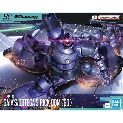 HG HIGH GRADE GQUUUUUUX GAIA'S ORTEGA'S RICK DOM 1/144 MODEL KIT ACTION FIGURE BANDAI