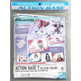 BANDAI ACTION BASE 7 CLEAR COLOR GUNDAM GQUUUUUUX STICKERS SET MODEL KIT FIGURE