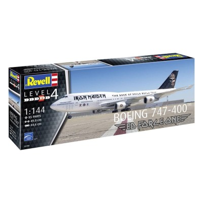 IRON MAIDEN ED FORCE ONE BOEING 747-400 MODEL KIT 49CM FIGURE REVELL