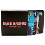 CINEREPLICAS IRON MAIDEN COASTERS 4-PACK SET