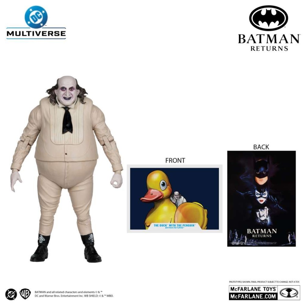 MC FARLANE DC MULTIVERSE BATMAN RETURNS THE DUCK WITH THE PENGUIN VEHICLE ACTION FIGURE