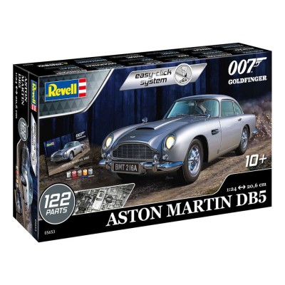 JAMES BOND 007 GOLDFINGER ASTON MARTIN DB5 1/24 MODEL KIT FIGURE REVELL