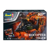 JAMES BOND 007 GOLDEN EYE EUROCOPTER TIGER 1/72 MODEL KIT FIGURE REVELL