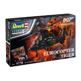 JAMES BOND 007 GOLDEN EYE EUROCOPTER TIGER 1/72 MODEL KIT FIGURE REVELL