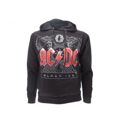 FELPA HOODIE AC DC BLACK ICE NERA
