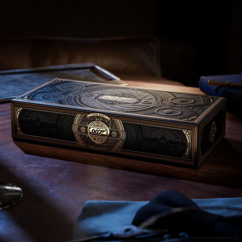 JAMES BOND 007 POKER PLAYING CARDS BOX GOLD EDITION SET 3 MAZZI THEORY11