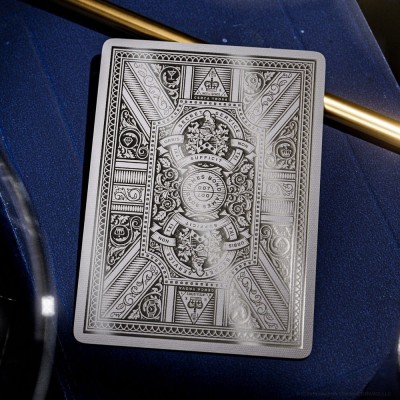 THEORY11 JAMES BOND 007 POKER PLAYING CARDS SILVER EDITION DECK