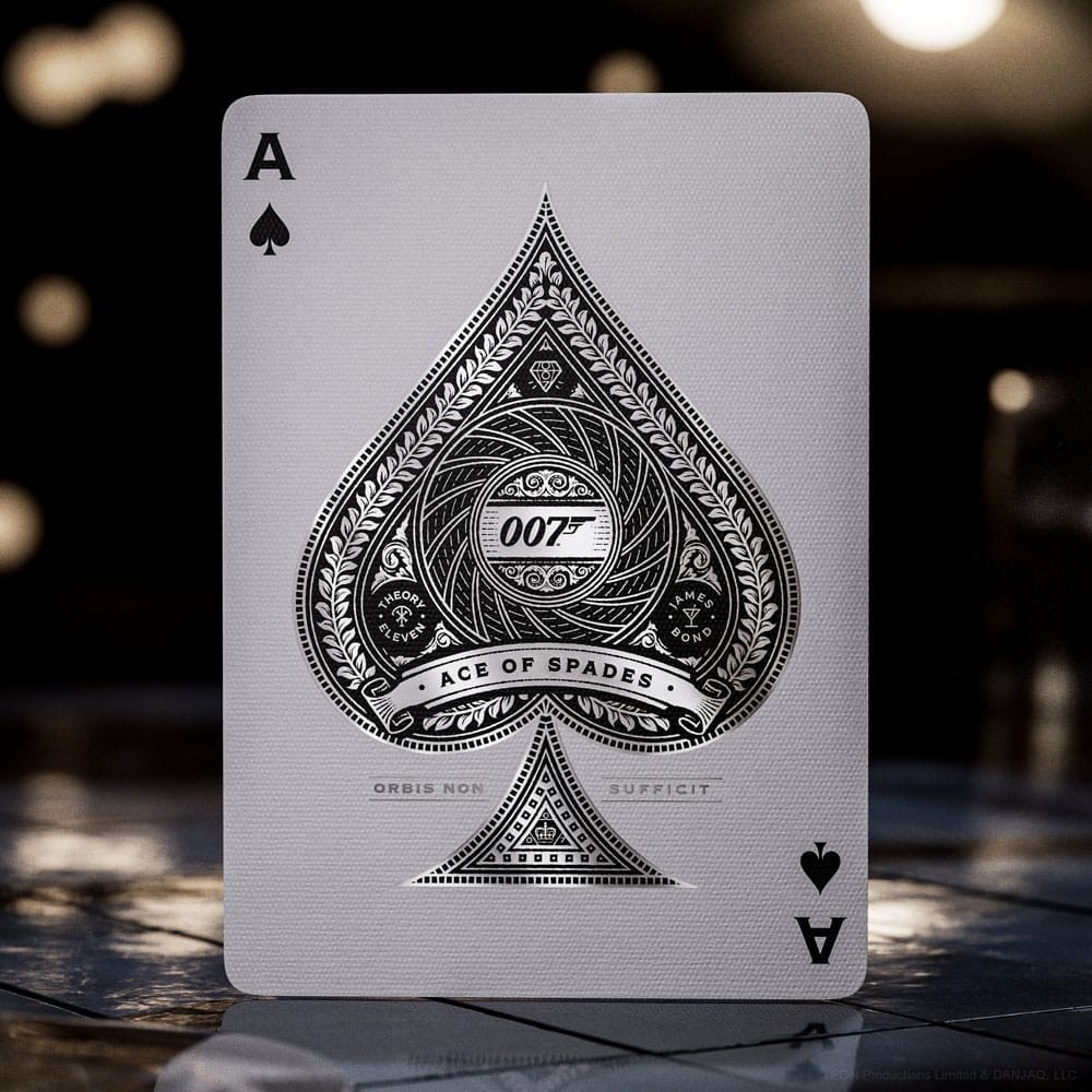 JAMES BOND 007 POKER PLAYING CARDS SILVER EDITION MAZZO THEORY11