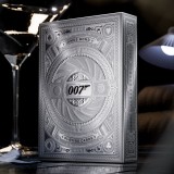 THEORY11 JAMES BOND 007 POKER PLAYING CARDS SILVER EDITION DECK