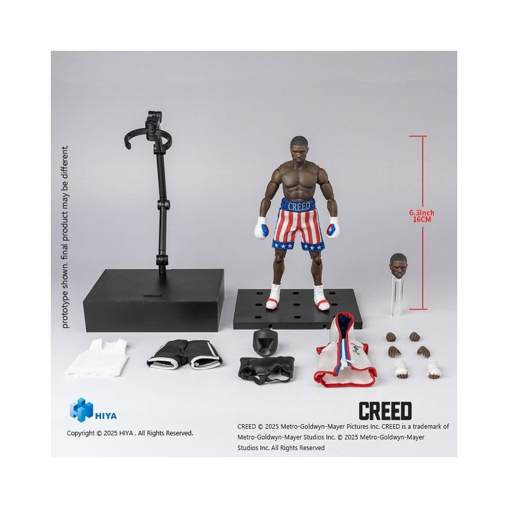 HIYA TOYS CREED EXQUISITE SUPER SERIES ADONIS CREED 1/12 SCALE PVC ACTION FIGURE