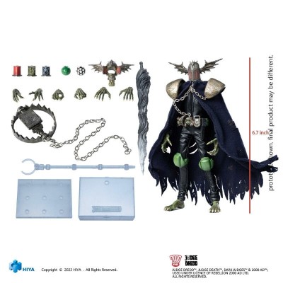 JUDGE DREDD EXQUISITE SUPER SERIES JUDGE FEAR ACTION FIGURE HIYA TOYS