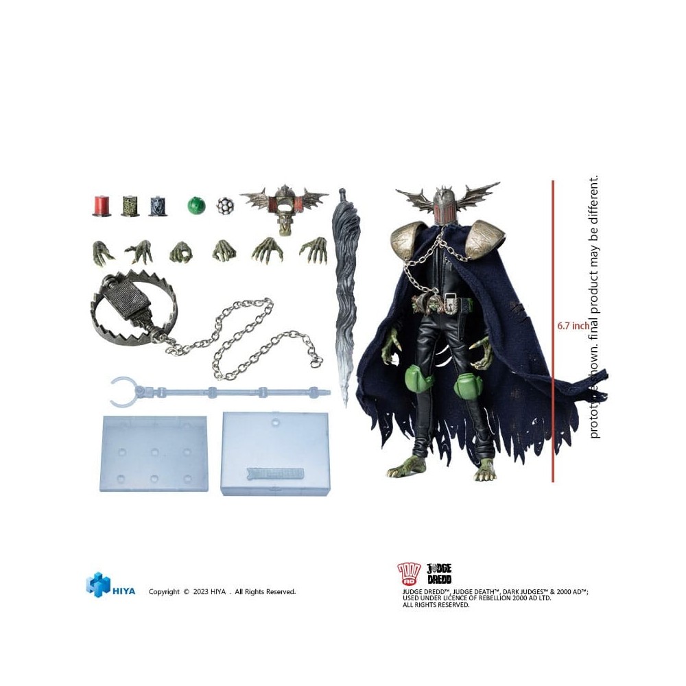 JUDGE DREDD EXQUISITE SUPER SERIES JUDGE FEAR ACTION FIGURE HIYA TOYS