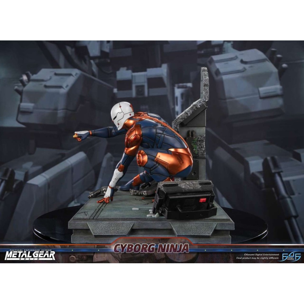 METAL GEAR SOLID CYBORG NINJA GRAY FOX STATUA FIGURE FIRST4FIGURES