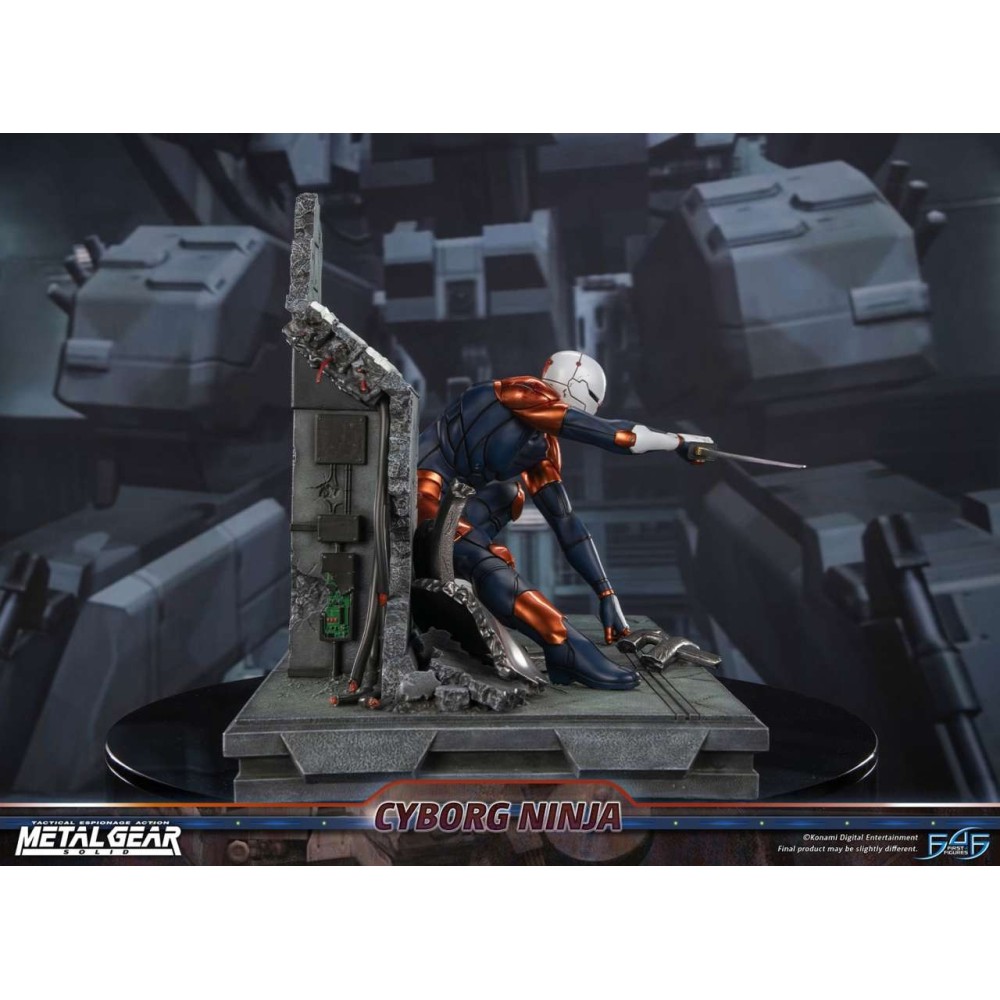 FIRST4FIGURES METAL GEAR SOLID CYBORG NINJA GRAY FOX RESIN STATUE FIGURE