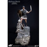 STAR ACE RAY HARRYHAUSEN SKELETON BATTLE SCENE 30CM DIORAMA STATUA IN RESINA FIGURE