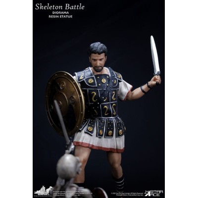 STAR ACE RAY HARRYHAUSEN SKELETON BATTLE SCENE 30CM DIORAMA STATUA IN RESINA FIGURE