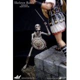 STAR ACE RAY HARRYHAUSEN SKELETON BATTLE SCENE 30CM DIORAMA STATUA IN RESINA FIGURE