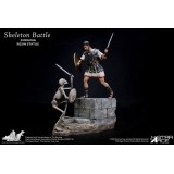 STAR ACE RAY HARRYHAUSEN SKELETON BATTLE SCENE 30CM DIORAMA STATUA IN RESINA FIGURE