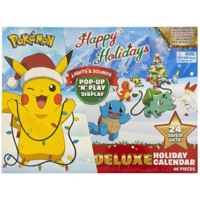 JAZWARES POKEMON DELUXE HOLIDAY CALENDAR 24 DAYS COUNTDOWN