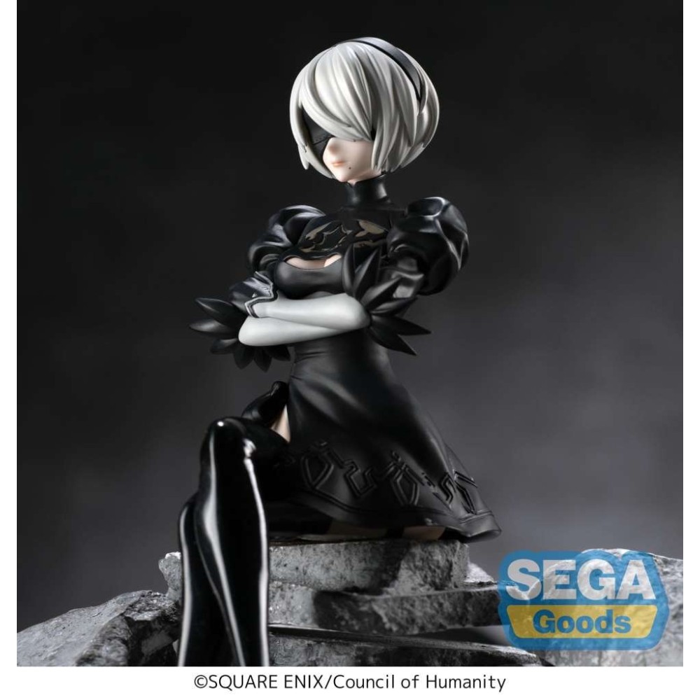NIER AUTOMATA 2B PM PERCHING STATUA FIGURE SEGA GOODS