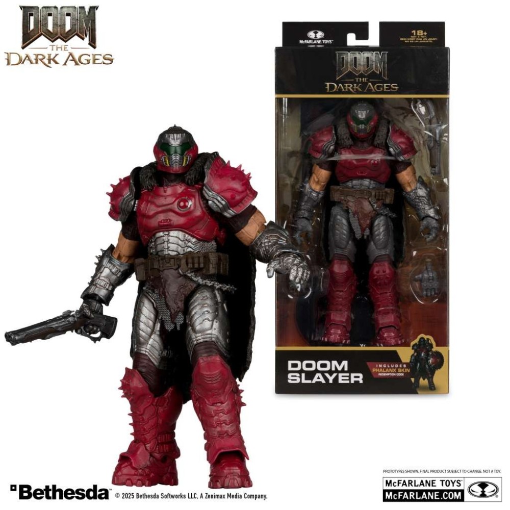 DOOM DARK AGES DOOM SLAYER PHALANX EDITION ACTION FIGURE MC FARLANE
