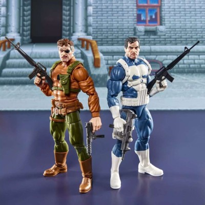HASBRO MARVEL LEGENDS GAMERVERSE PUNISHER AND NICK FURY 2-PACK PVC ACTION FIGURES