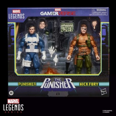 MARVEL LEGENDS GAMERVERSE PUNISHER & NICK FURY 2-PACK ACTION FIGURES HASBRO