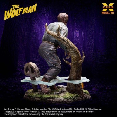 X-PLUS LON CHANEY JR AS THE WOLFMAN MODEL KIT PVC FIGURE
