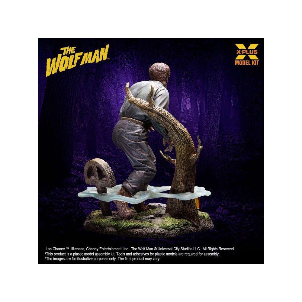 LON CHANEY JR AS THE WOLFMAN MODEL KIT FIGURE X-PLUS