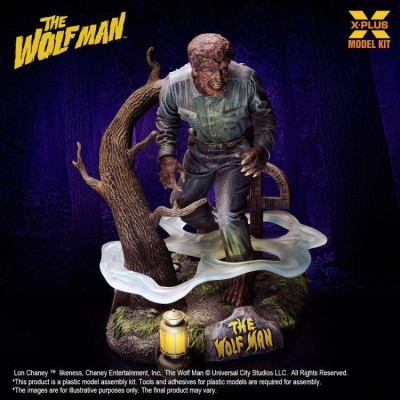 LON CHANEY JR AS THE WOLFMAN MODEL KIT FIGURE X-PLUS