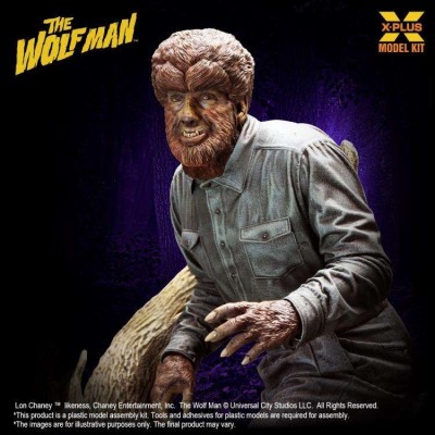 LON CHANEY JR AS THE WOLFMAN MODEL KIT FIGURE X-PLUS