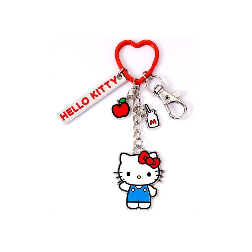 HELLO KITTY AND FRIENDS HELLO KITTY WITH CHARMS PORTACHIAVI IN METALLO CARAT