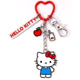 HELLO KITTY AND FRIENDS HELLO KITTY WITH CHARMS PORTACHIAVI IN METALLO CARAT