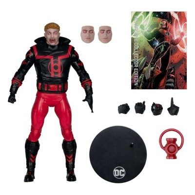 MC FARLANE DC MULTIVERSE RED LANTERN GUY GARDNER PVC ACTION FIGURE