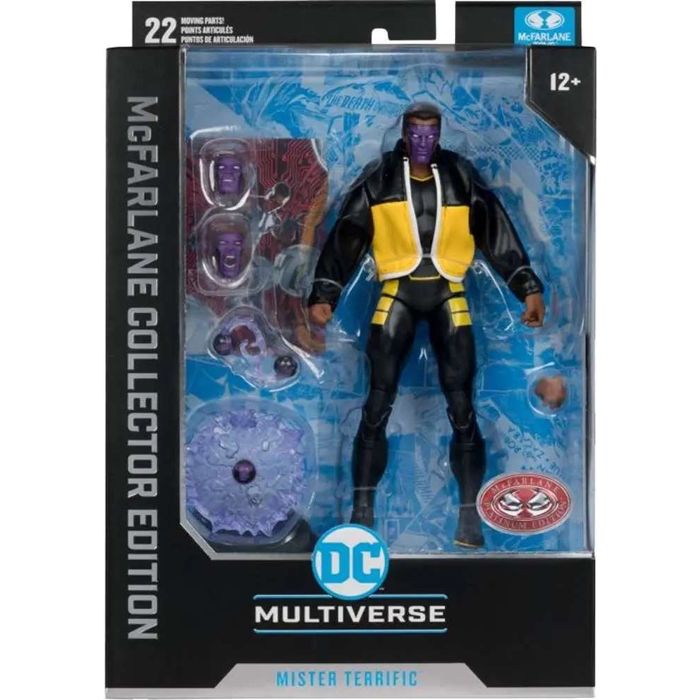 MC FARLANE DC MULTIVERSE SERIES MISTER TERRIFIC PVC ACTION FIGURE
