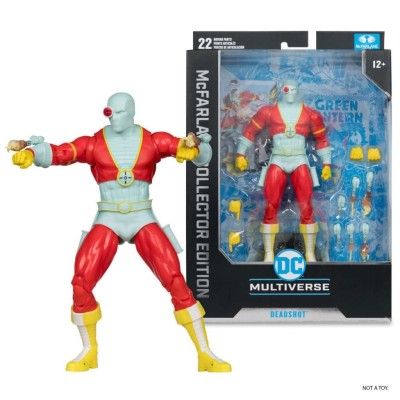 MC FARLANE DC MULTIVERSE SERIES DEADSHOT PVC ACTION FIGURE