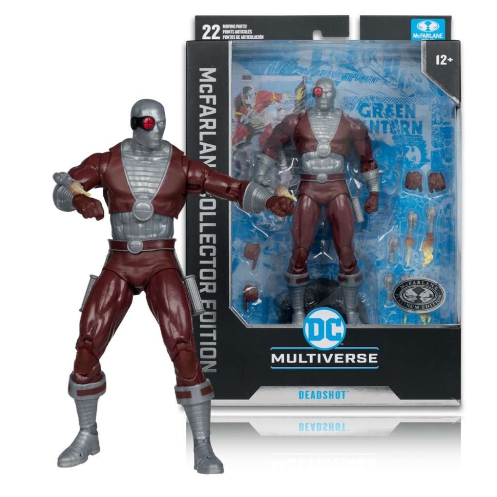 MC FARLANE DC MULTIVERSE SERIES DEADSHOT VARIANT PVC ACTION FIGURE