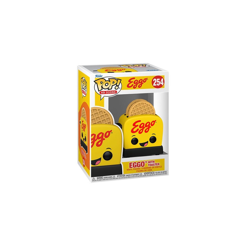 FUNKO POP! AD ICONS KELLOGG'S EGGO WITH TOASTER BOBBLE HEAD FIGURE FUNKO