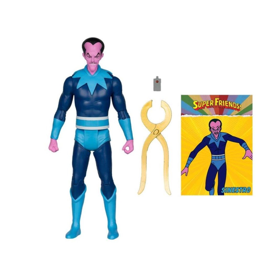 DC COMICS RETRO SUPER FRIENDS SINESTRO ACTION FIGURE MC FARLANE