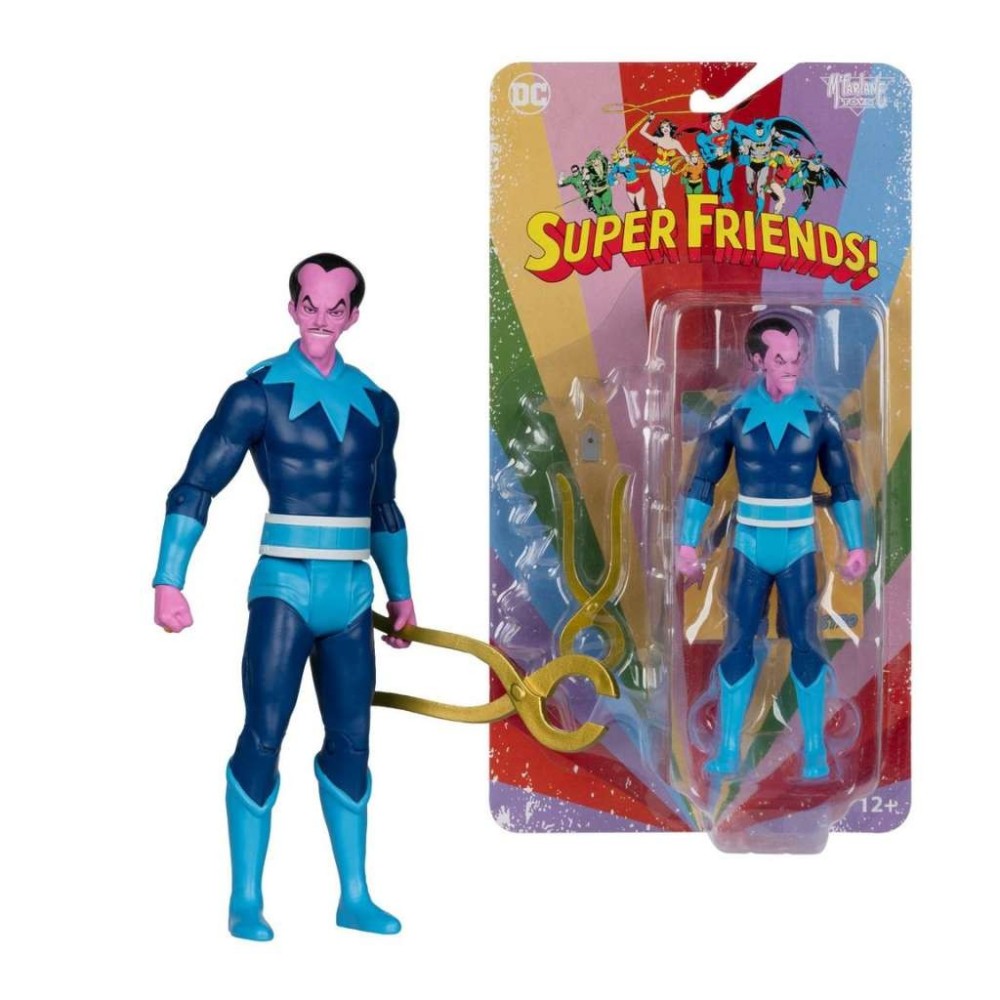 DC COMICS RETRO SUPER FRIENDS SINESTRO ACTION FIGURE MC FARLANE