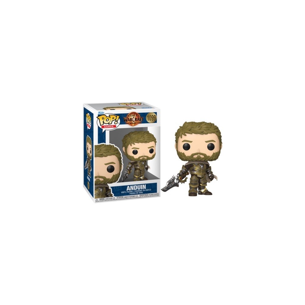 FUNKO POP! WORLD OF WARCRAFT THE WAR WITHIN ANDUIN BOBBLE HEAD FIGURE FUNKO