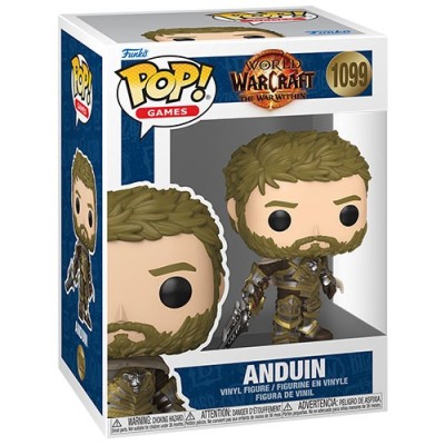FUNKO POP! WORLD OF WARCRAFT THE WAR WITHIN ANDUIN BOBBLE HEAD FIGURE FUNKO