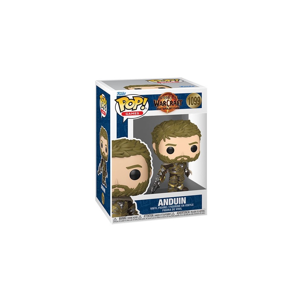 FUNKO POP! WORLD OF WARCRAFT THE WAR WITHIN ANDUIN BOBBLE HEAD FIGURE FUNKO