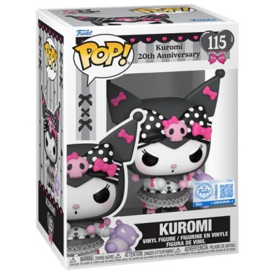 FUNKO POP! KUROMI 20th ANNIVERSARY 115 BOBBLE HEAD KNOCKER FIGURE FUNKO