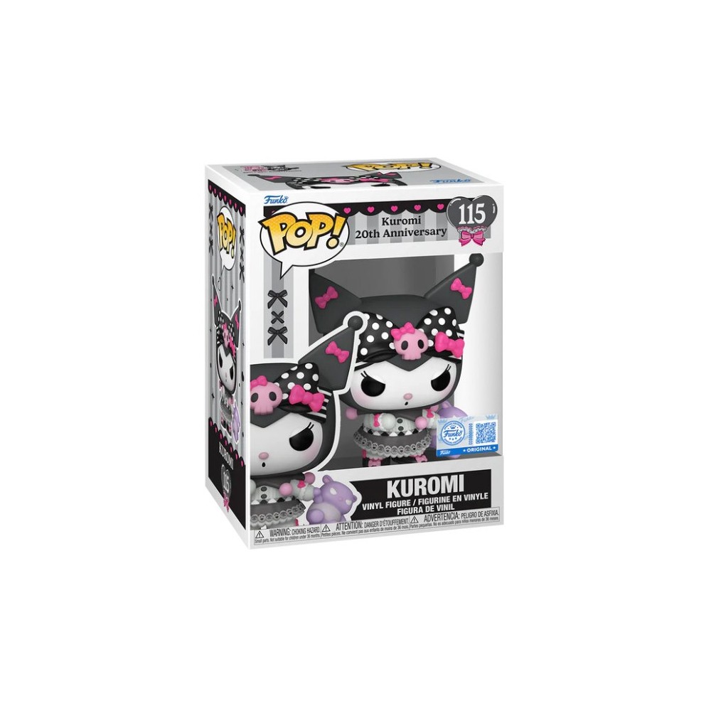 FUNKO POP! KUROMI 20th ANNIVERSARY 115 BOBBLE HEAD KNOCKER FIGURE FUNKO