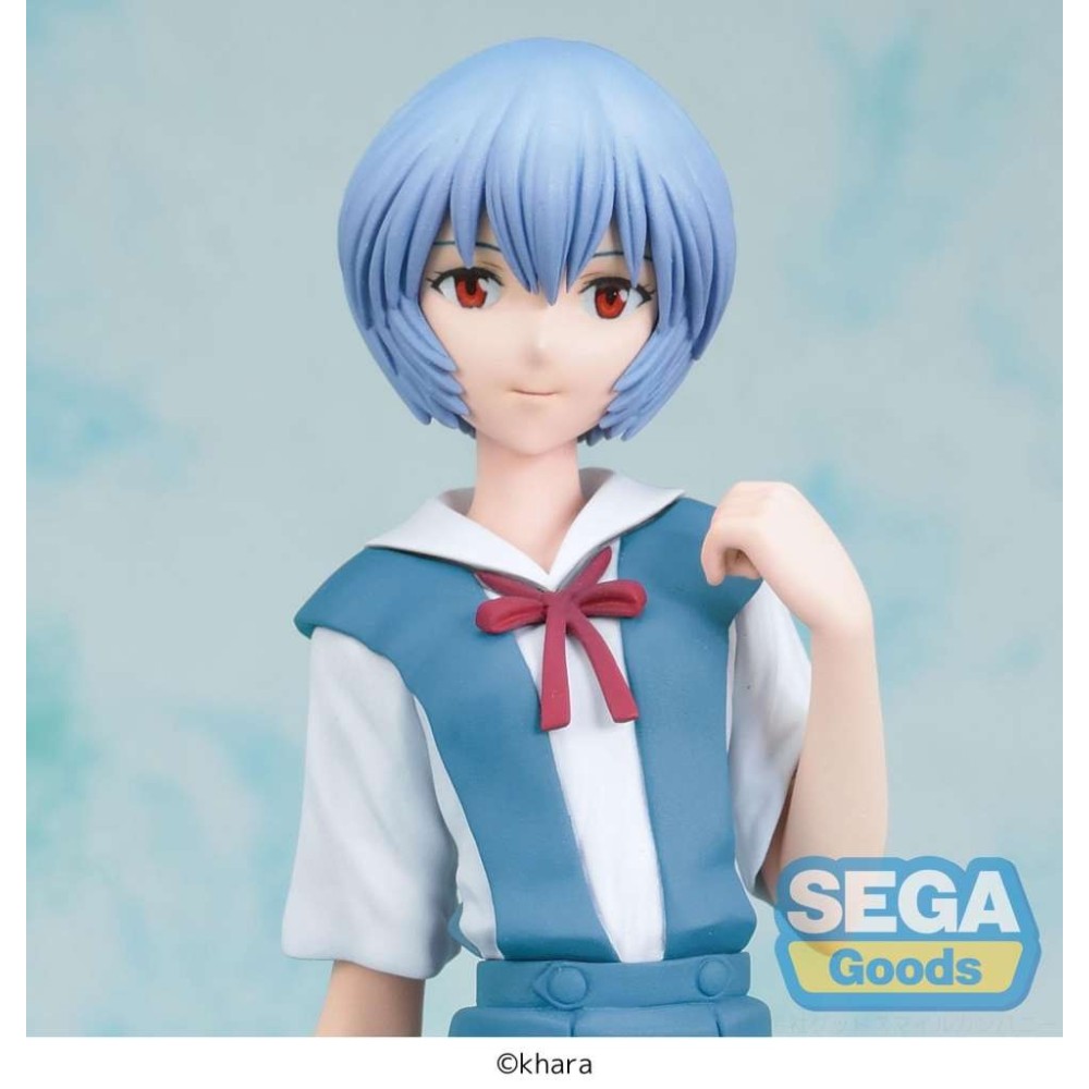 REBUILD OF EVANGELION REI AYANAMI UNIFORM HIGH PREMIUM STATUA FIGURE SEGA GOODS