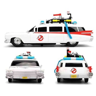 JADA TOYS GHOSTBUSTERS ECTO-1 RC MODEL 1/16 SCALE REMOTE CONTROL